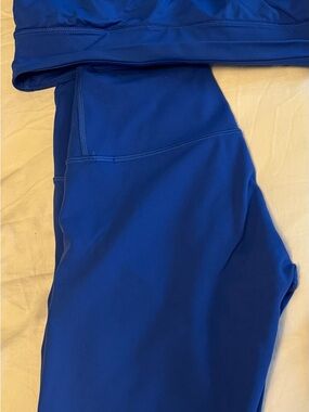 lululemon athletica cobalt blue workout tank